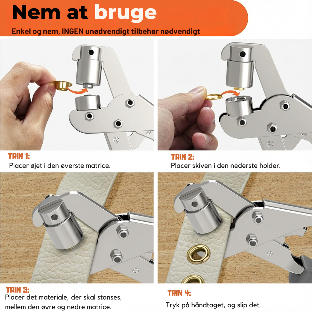 PunchPress™ | Gør reparationer og projekter nemme at færdiggøre