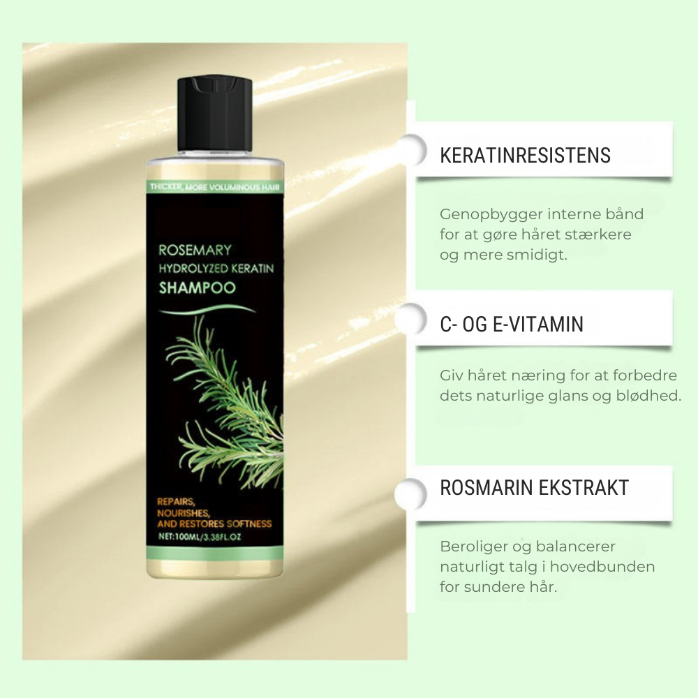 KeratinRevive™ – Den eksperthårshampoo, der styrker, nærer og stimulerer væksten fra rødderne