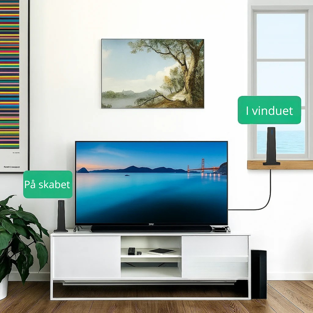 SkyLink™ 4K | Den højtydende antenne, der modtager gratis HD-kanaler med enestående klarhed