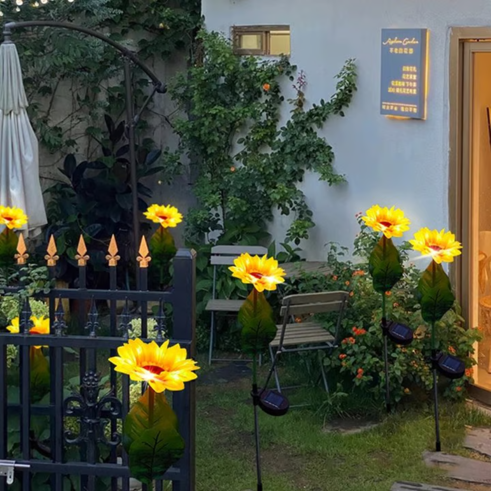 SunBloom™ | Giv haven et varmt og magisk aftenlys