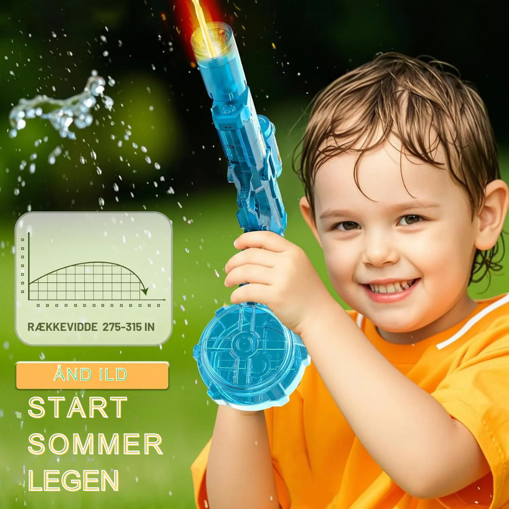 AquaBlaster™ Pro | Gør sommerens vandkampe vildere og sjovere