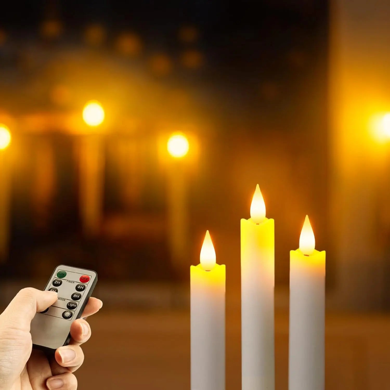 HyggeFlamme™ | Skab ægte hygge med levende lys – uden brandfare eller rod