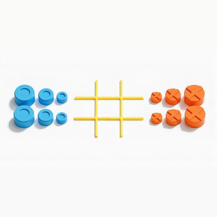 TicTacToe™ 2.0 | Bærbart huskespil til børn og voksne