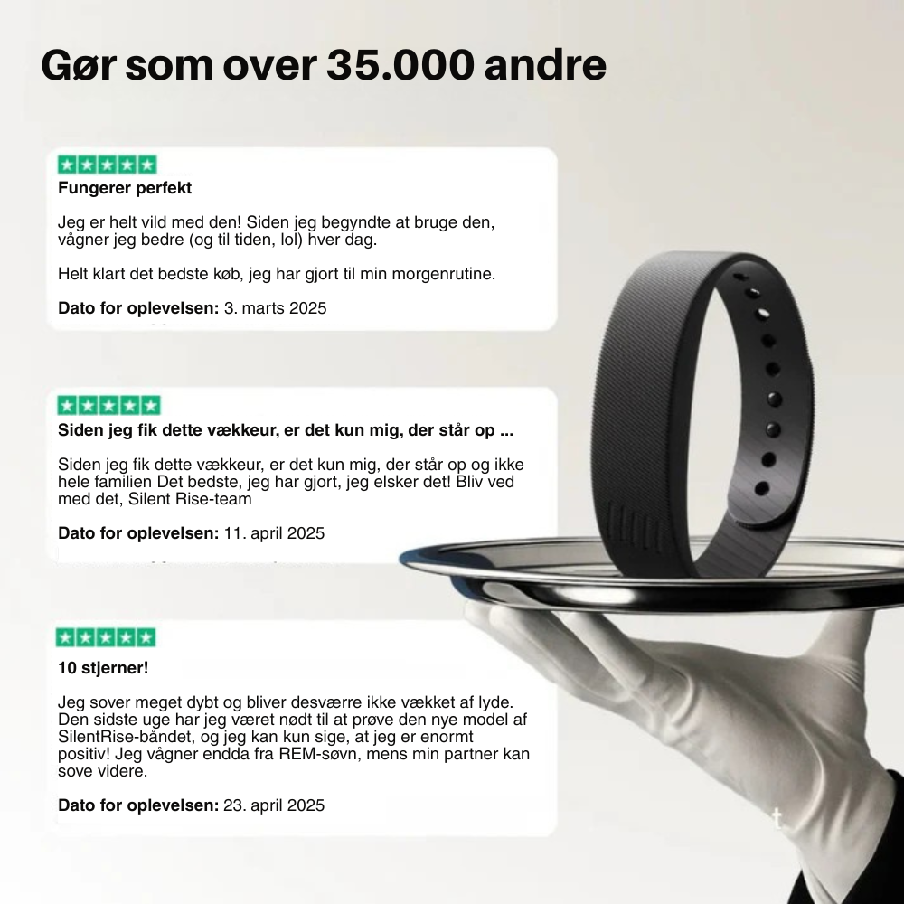 SilentRise Pro™ | Den smarte vibrerende vækkeur til dybdesovere🌙