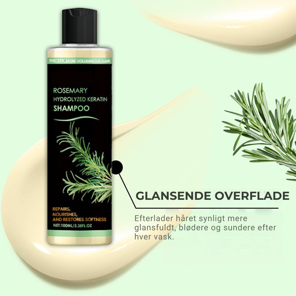 KeratinRevive™ – Den eksperthårshampoo, der styrker, nærer og stimulerer væksten fra rødderne