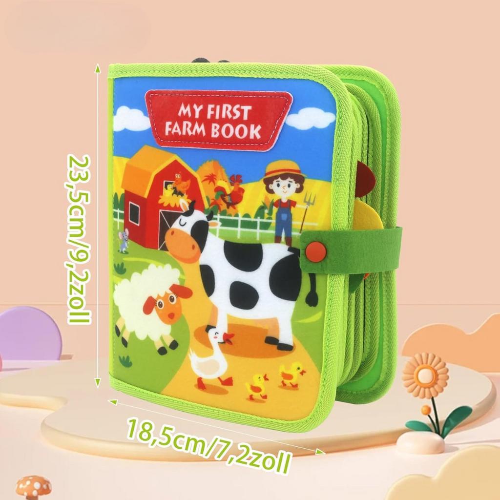 FarmPlay™ | Gør læring sjov med den perfekte bondegårdsbog for nysgerrige småbørn