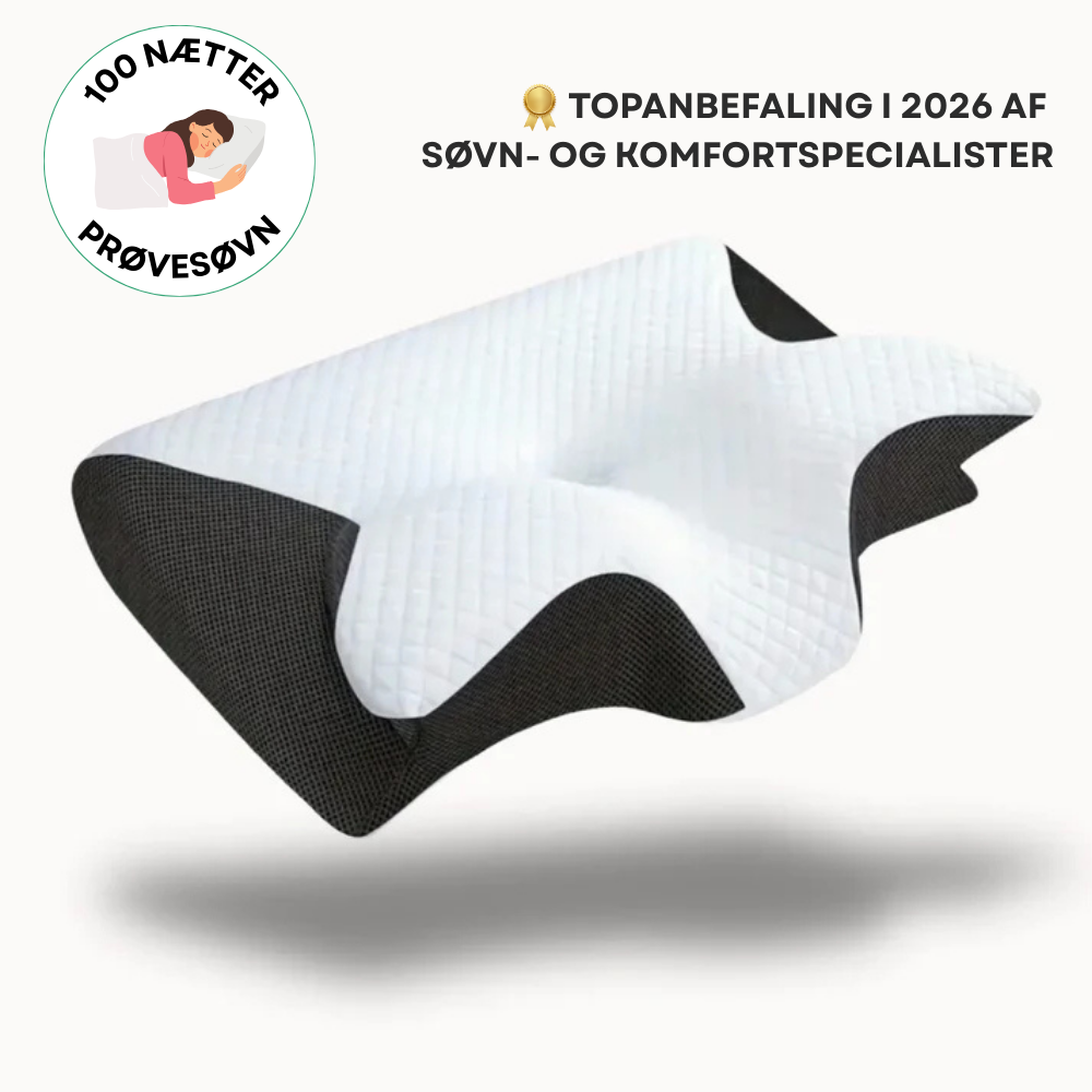 ErgoPillow™ | Ergonomisk pude der støtter nakke og rygsøjle korrekt hele natten