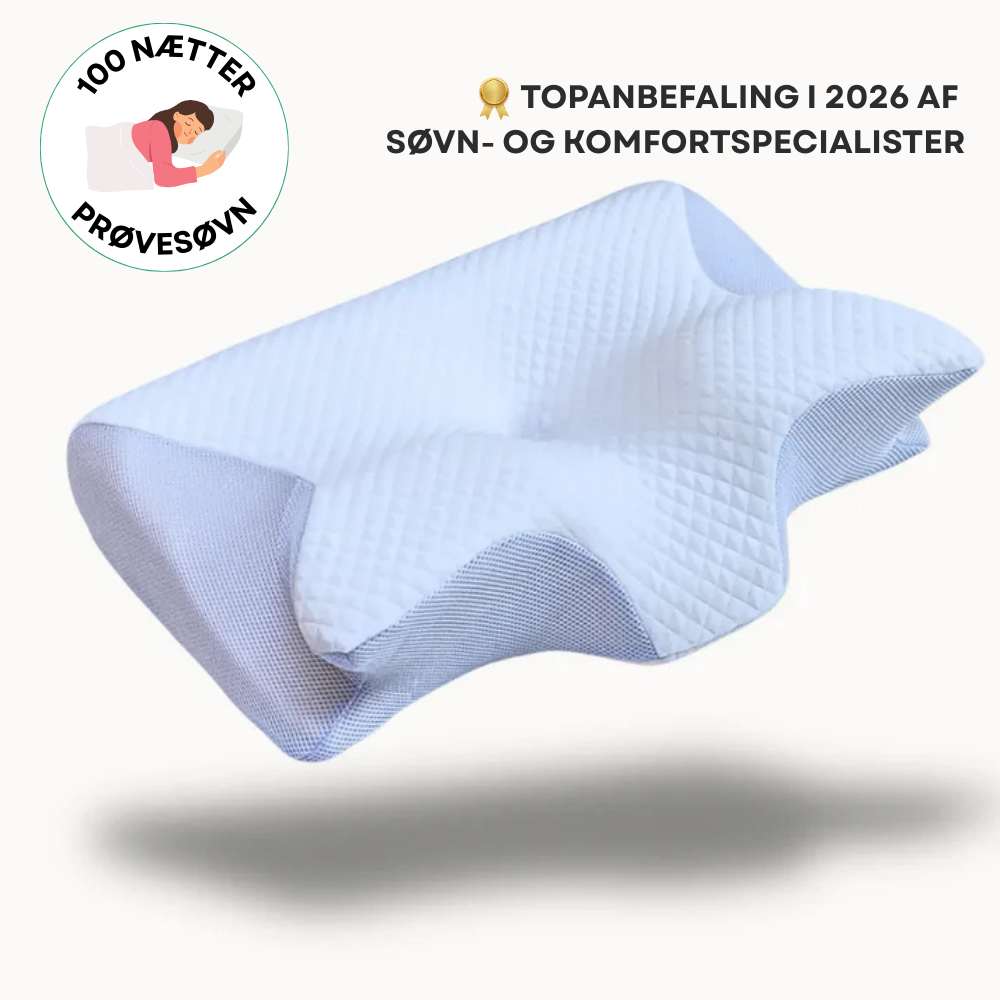 ErgoPillow™ | Vågn uden spændingshovedpine – ergonomisk støtte hele natten