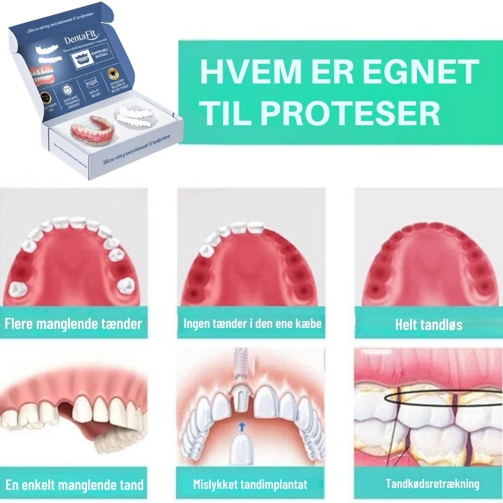 DentaFit™ | Det perfekte og øjeblikkelige smil, uden smerte og uden aftale