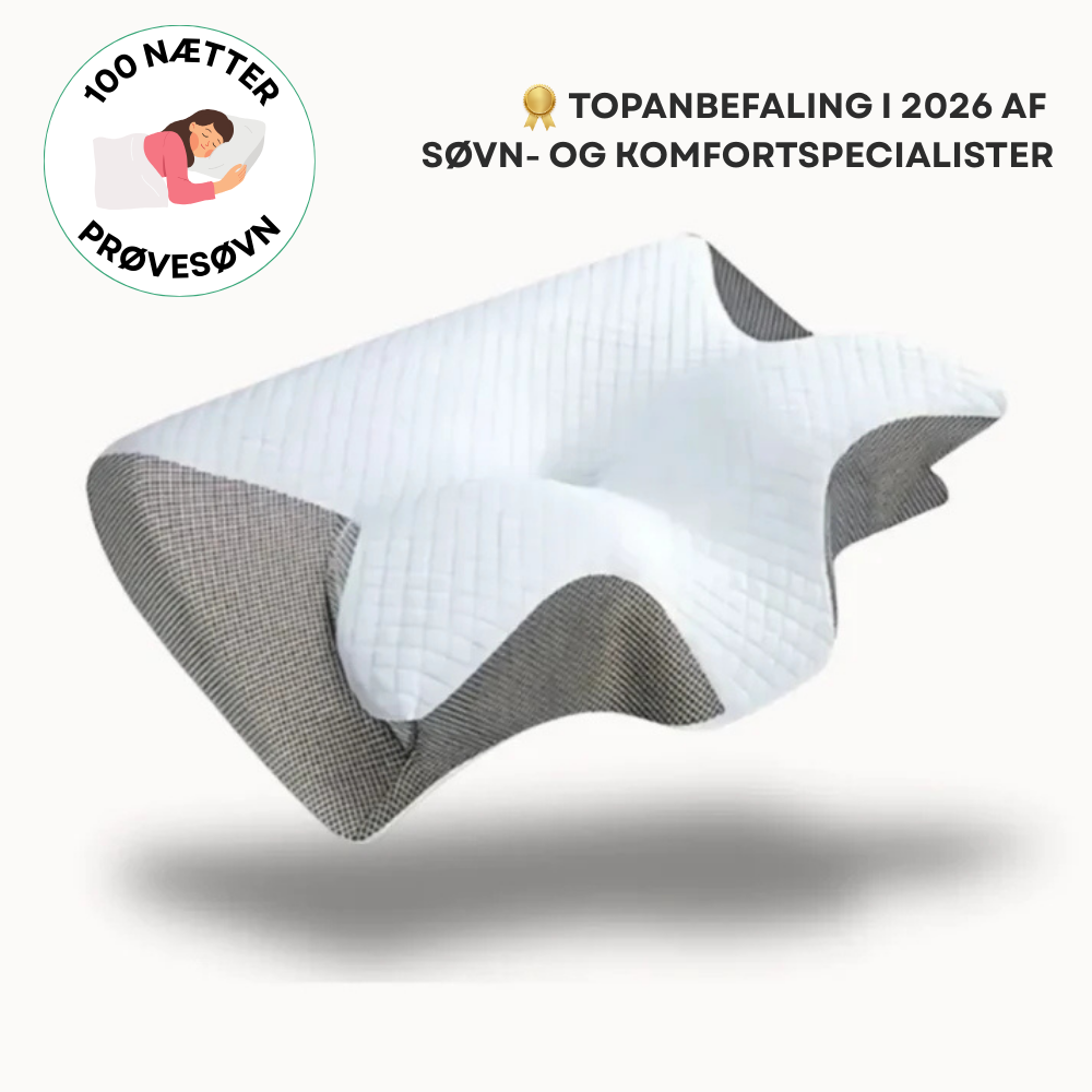 ErgoPillow™ | Ergonomisk pude der støtter nakke og rygsøjle korrekt hele natten