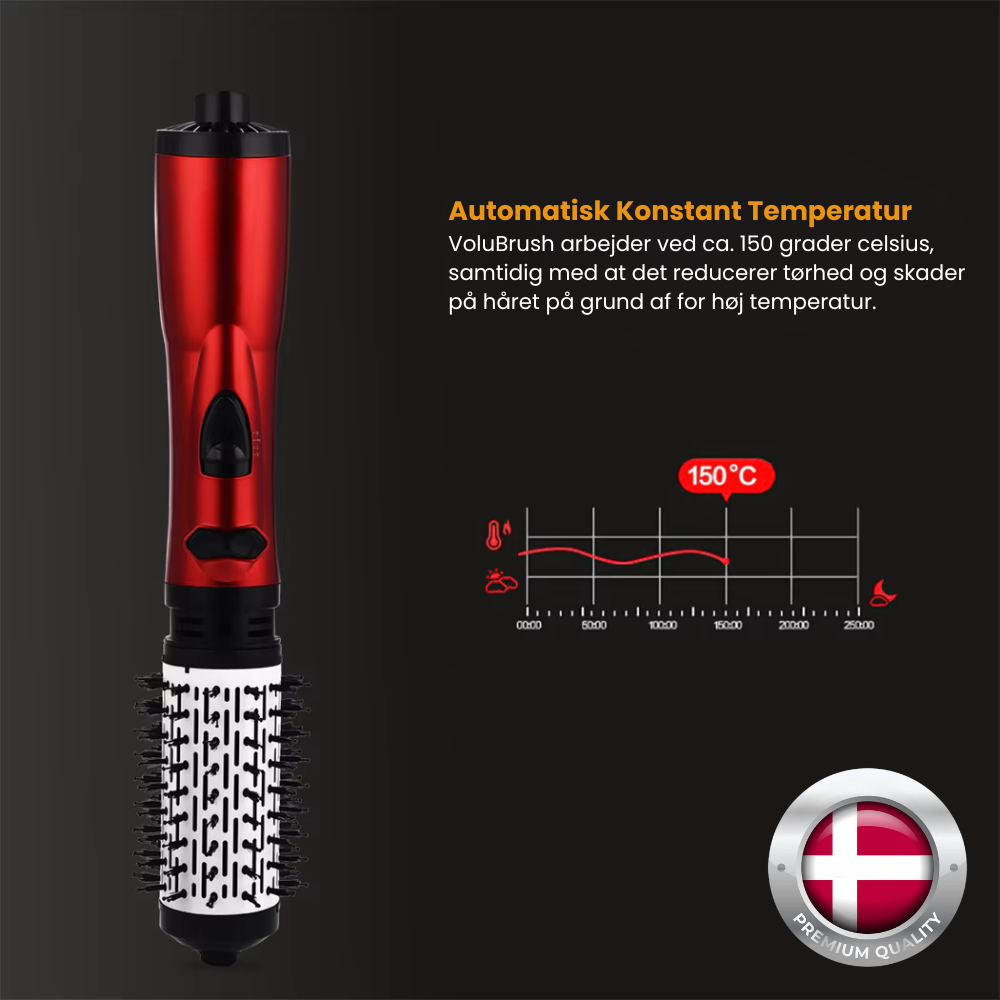VoluBrush™ | Smukt hår på få minutter også på travle dage