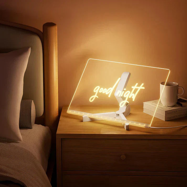 IllumiBoard™ | Lysende LED-tegne- og skrivetavle til børn og virksomheder