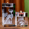 EternaLight™ | Kandelaber med personligt foto i glas