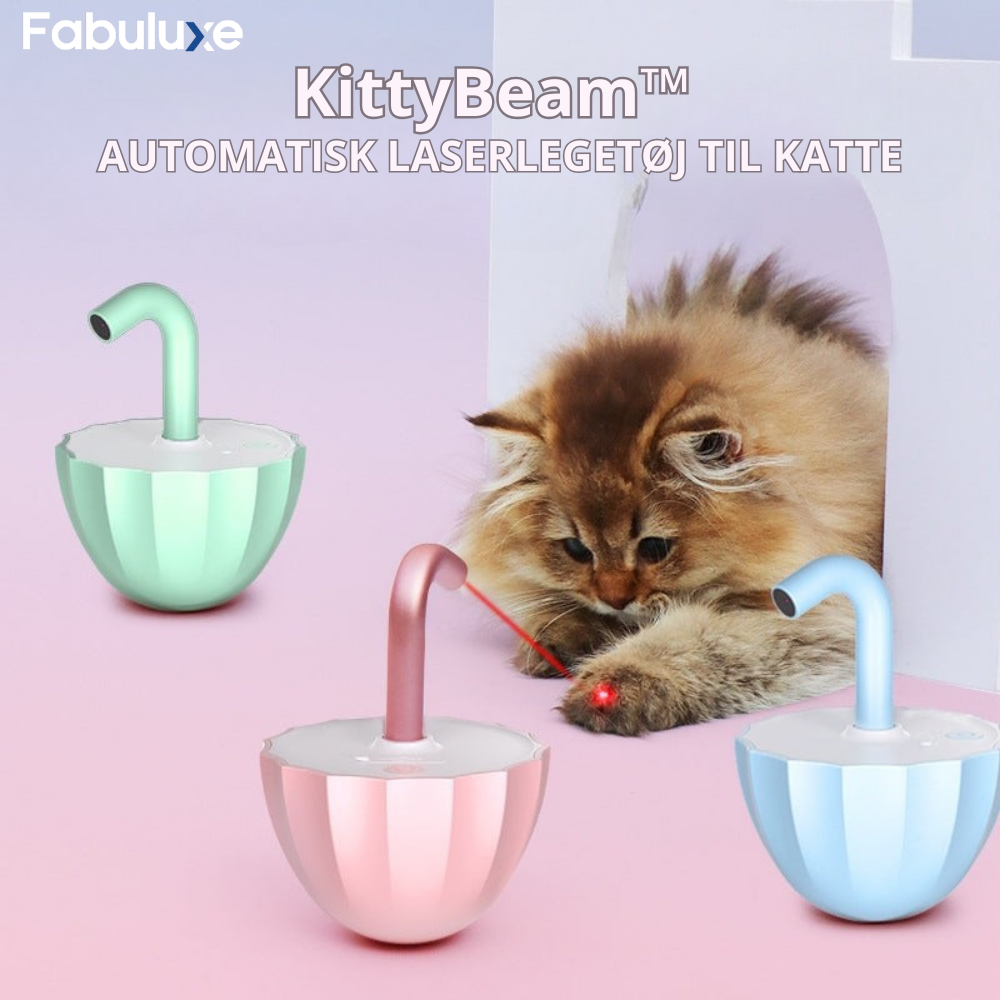 KittyBeam™ | Hold din kat aktiv og glad – også når du ikke er hjemme