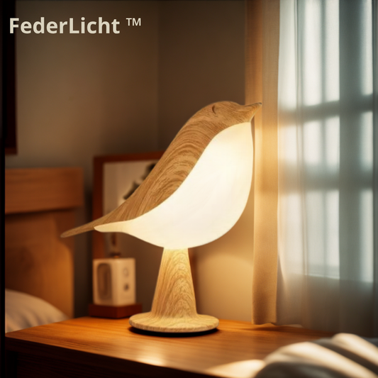 FederLicht™ | Eine Lampe, die Natur, Licht und Ruhe in Ihr Zuhause bringt