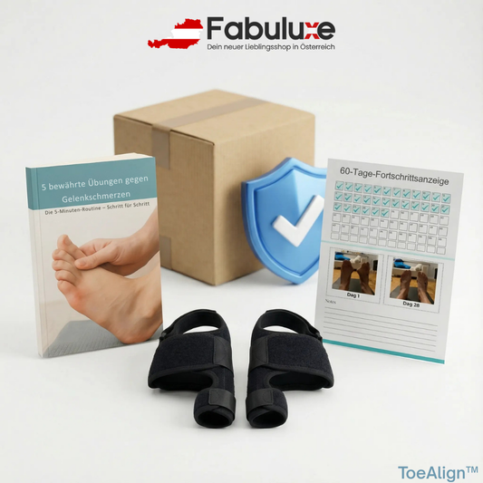 ToeAlign™ | Stelle das natürliche Gleichgewicht des Fußes ohne Eingriffe wieder her
