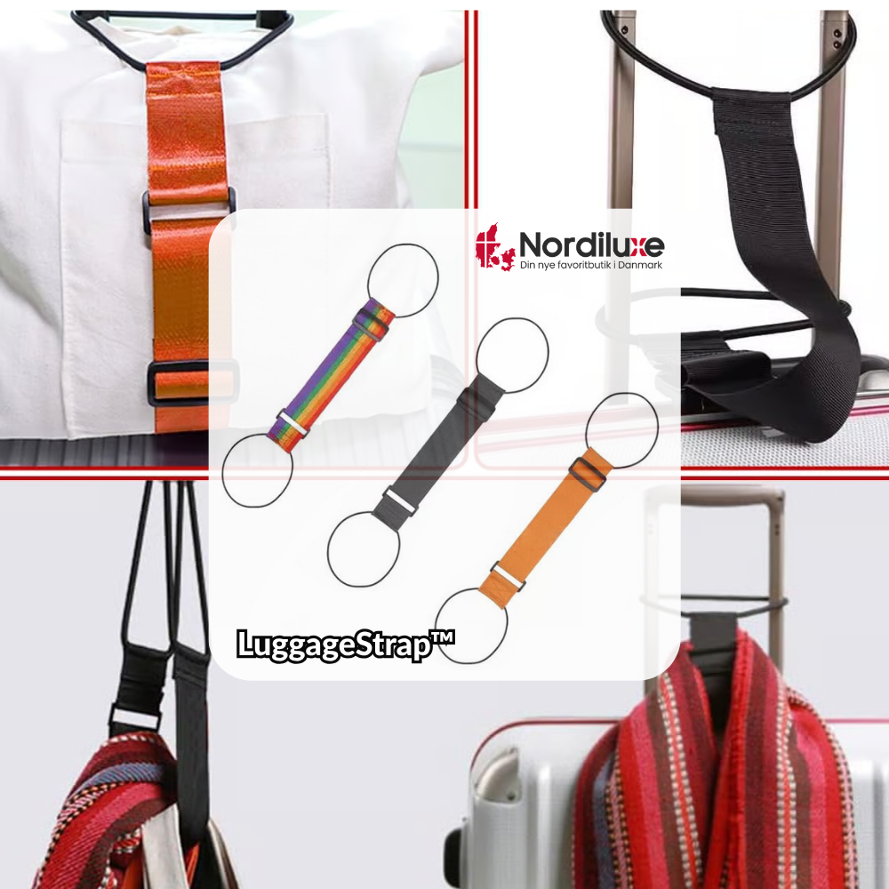 LuggageStrap™ | Rejs lettere med begge hænder fri