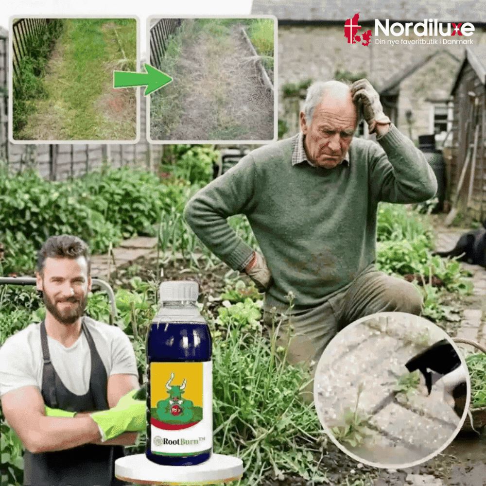 RootBurn™ | Spray direkte på ukrudtet og få weekenden tilbage