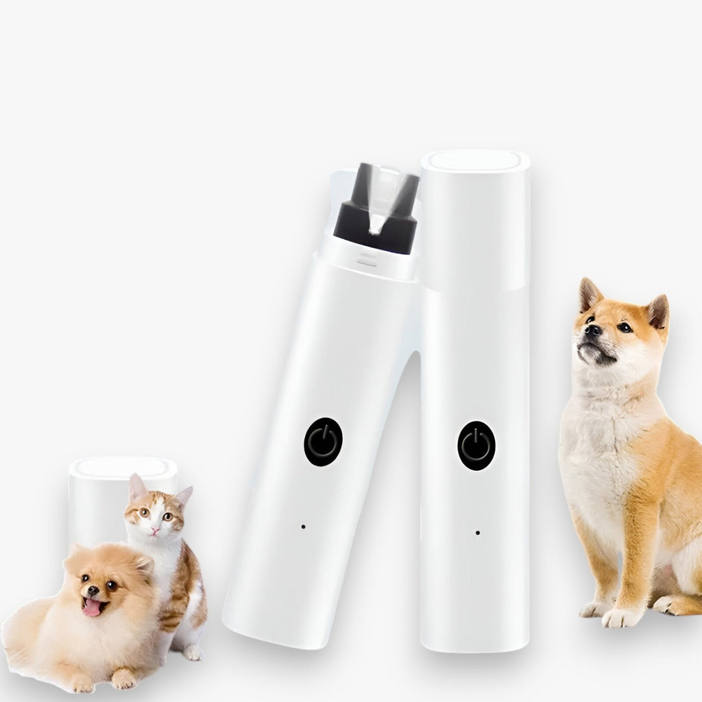 PawPerfect™ | Elektrisk negleklipper med LED og USB-opladning