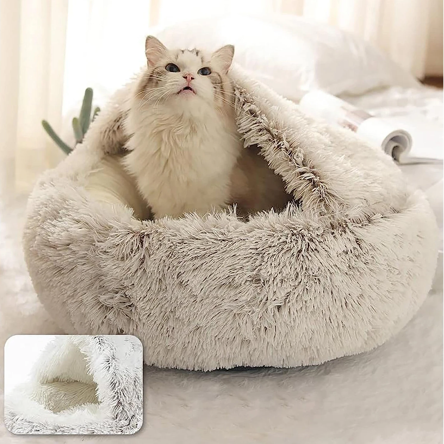 CozyCave™ | Den velkendte seng til kat og hund