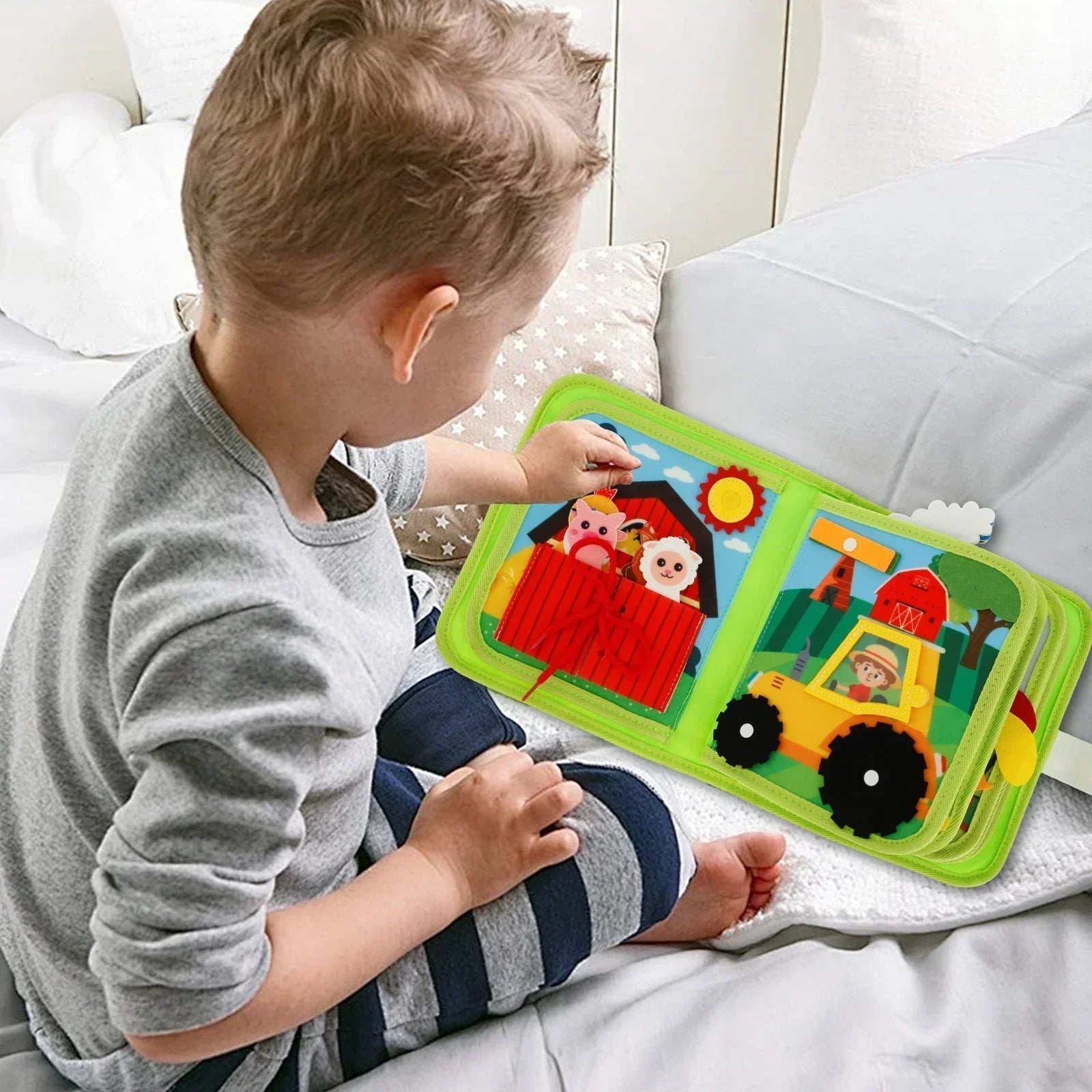 FarmPlay™ | Gør læring sjov med den perfekte bondegårdsbog for nysgerrige småbørn