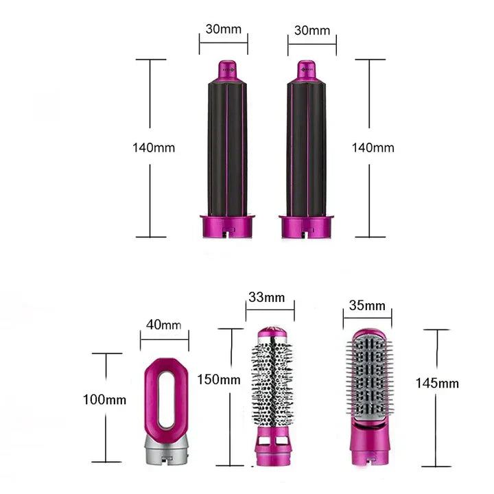 MultiStyler™ Pro | Professionelt 5-i-1 glattejern