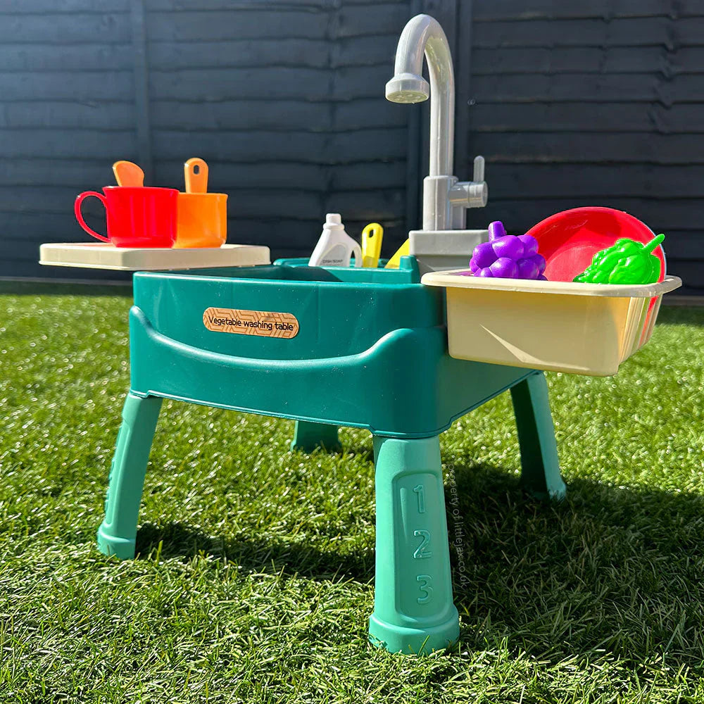 WaterWonder™ | Legekøkken med magisk vandhane - Styrker motorik, kreativitet og sociale færdigheder!