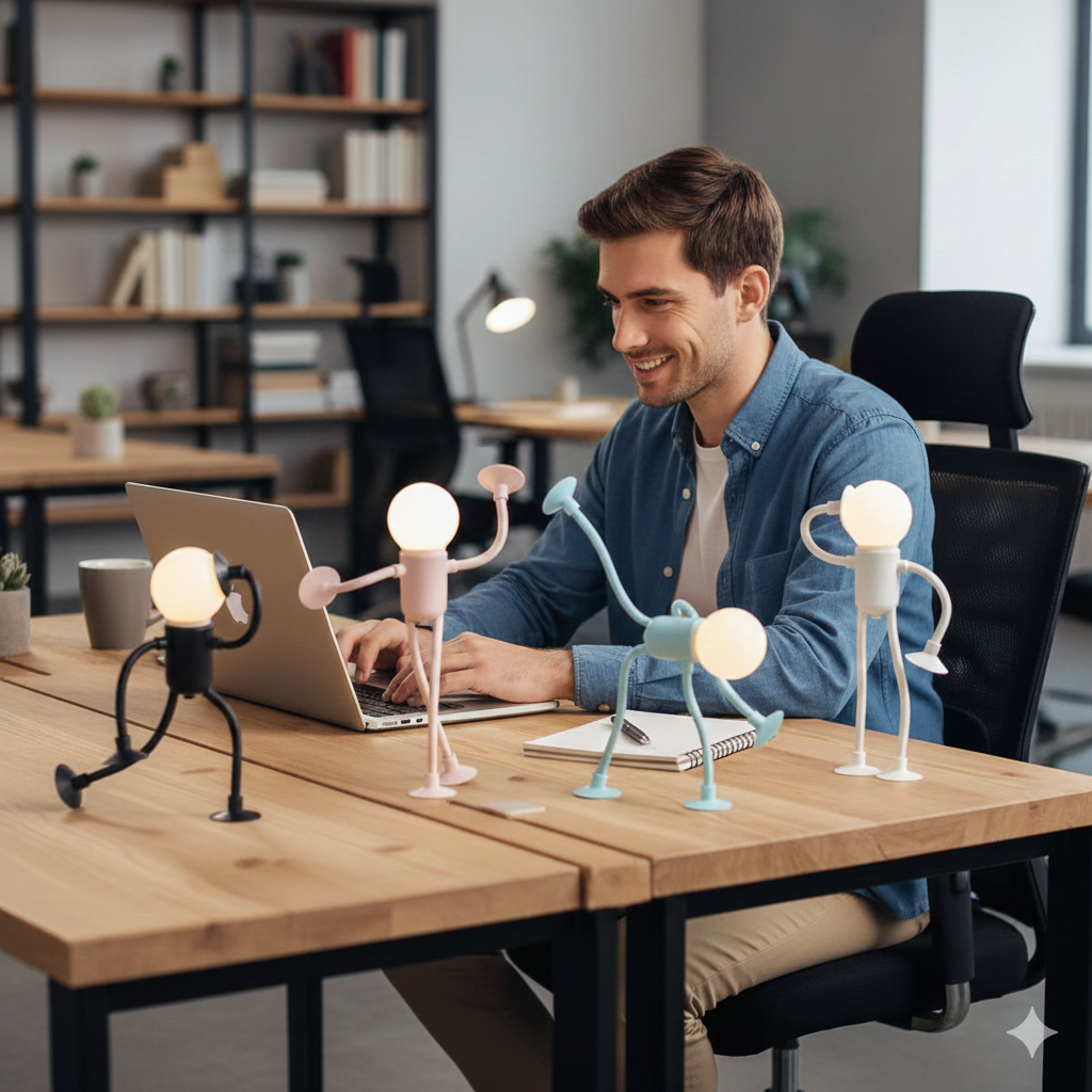 GlowBuddies™ | Skab hyggelig stemning med små lamper der får dig til at smil