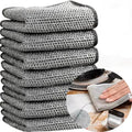 ScrubMaster™ (10-pack) | Multifunktionel Ståltrådsklud, Genanvendelig og Effektiv