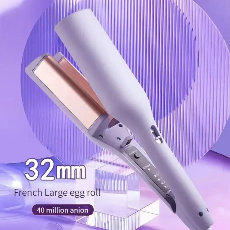 WaveLuxe™ | 🔥V-type opvarmet krøllejern💖