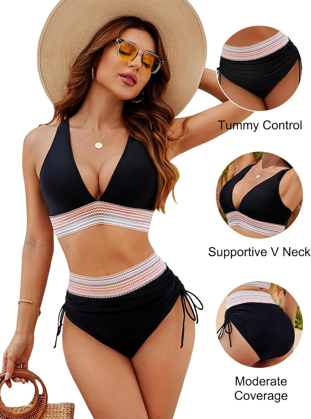 Reverie™ | Bikini med høj talje - Flere farver